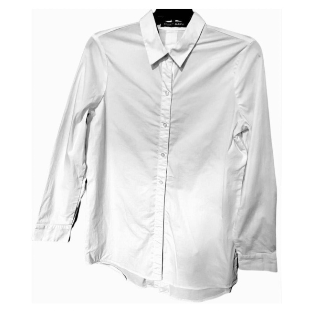 Calvin Klein Jeans Women's Split-Back White small